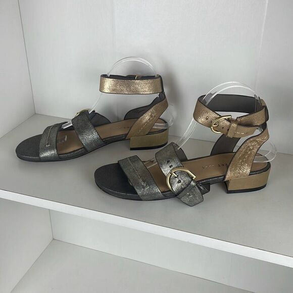 Naked Feet Zeke Women's Sandals Pewter Gold 8.5 - Picture 10 of 10